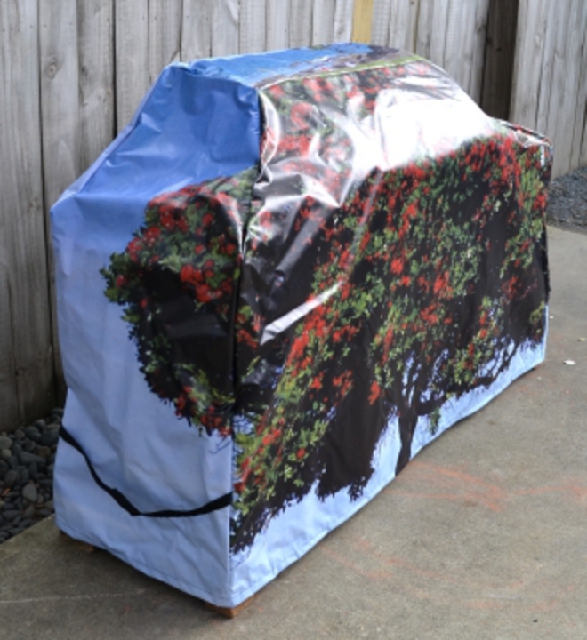 Hooded BBQ Cover Recycled Billboard Medium 80103 image 2